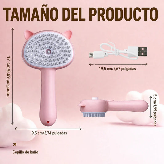 Cepillo de Vapor para Mascotas